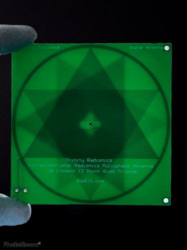 advanced triangular scalar  radionics antenna