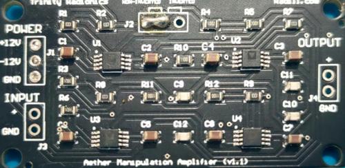 The micro radionics amplifier